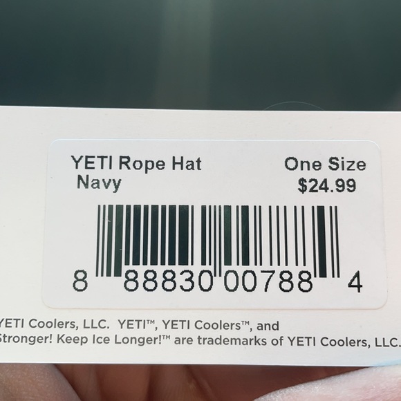 YETI ROPE HAT NAVY BLUE BRAND NEW - Picture 4 of 4